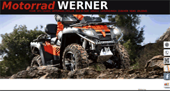 Desktop Screenshot of motorrad-werner.com