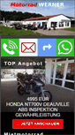 Mobile Screenshot of motorrad-werner.com